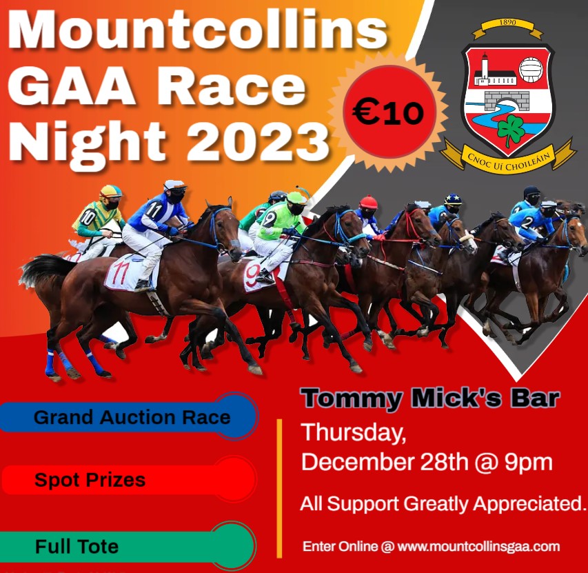 Mountcollins Gaa Race Night 2023
